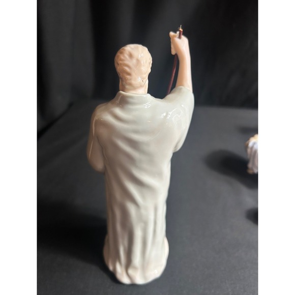 9 Piece‎ Porcelain Nativity Set Shepherd Nativity Scene Christmas Decor - Picture 8 of 16